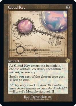 Cloud Key (Schematic) 75 card from The Brothers' War: Retro Frame Artifacts