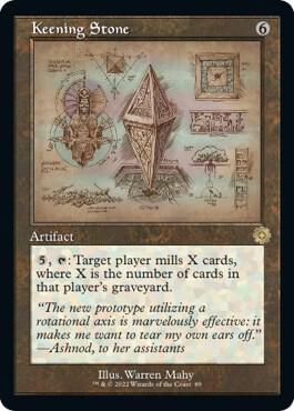 Keening Stone (Schematic) 89 card from The Brothers' War: Retro Frame Artifacts
