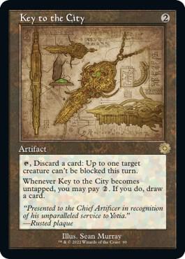 Key to the City (Schematic) 90 card from The Brothers' War: Retro Frame Artifacts