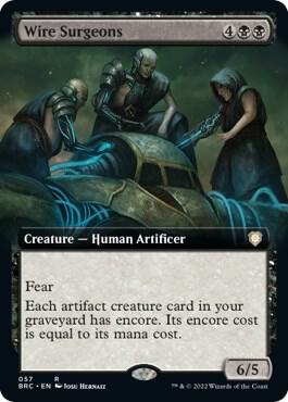 Wire Surgeons (Extended Art) 57 card from Commander: The Brothers' War