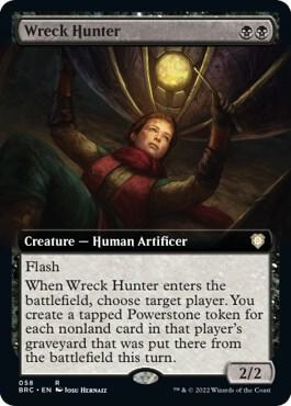 Wreck Hunter (Extended Art) 58 card from Commander: The Brothers' War
