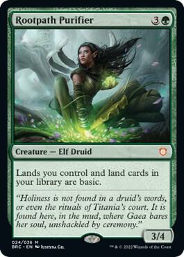 Rootpath Purifier 24 card from Commander: The Brothers' War