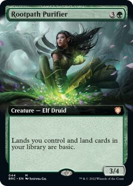 Rootpath Purifier (Extended Art) 44 card from Commander: The Brothers' War