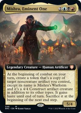Mishra, Eminent One (Extended Art) 48 card from Commander: The Brothers' War
