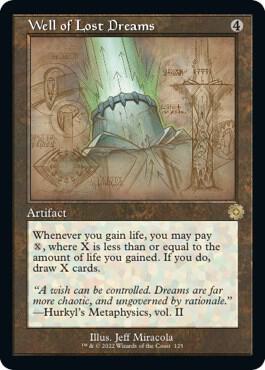 Well of Lost Dreams (Schematic) 125 card from The Brothers' War: Retro Frame Artifacts