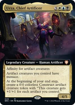 Urza, Chief Artificer (Extended Art) 49 card from Commander: The Brothers' War