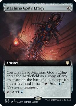Machine God's Effigy (Extended Art) 63 card from Commander: The Brothers' War