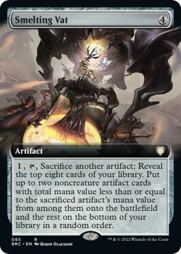Smelting Vat (Extended Art) 65 card from Commander: The Brothers' War