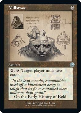 Millstone (Schematic) 95 card from The Brothers' War: Retro Frame Artifacts
