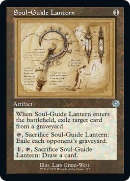 Soul-Guide Lantern (Schematic) 117 card from The Brothers' War: Retro Frame Artifacts