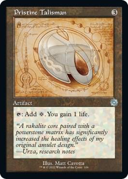 Pristine Talisman (Schematic) 106 card from The Brothers' War: Retro Frame Artifacts