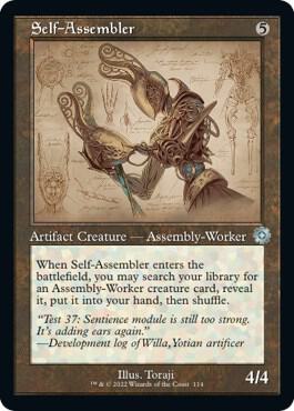 Self-Assembler (Schematic) 114 card from The Brothers' War: Retro Frame Artifacts