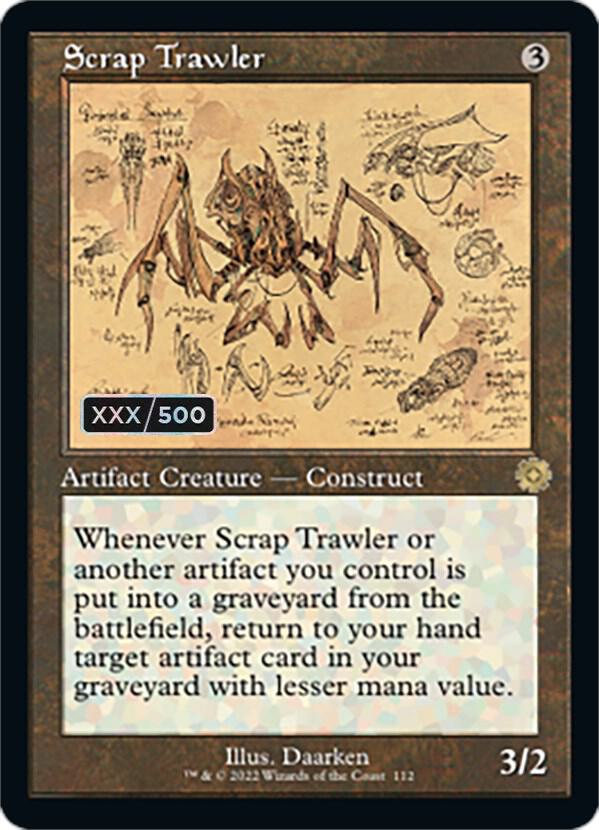 Scrap Trawler (Schematic) (Serial Numbered) 112 card from The Brothers' War: Retro Frame Artifacts