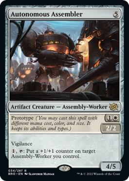 Autonomous Assembler 34 card from The Brothers' War