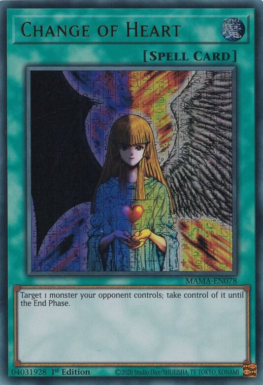 Change of Heart (Ultra Pharaoh's Rare) MAMA-EN078 card from Magnificent Mavens