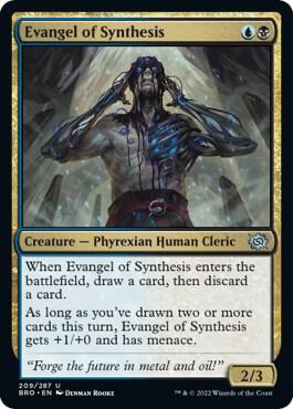 Evangel of Synthesis 209 card from The Brothers' War