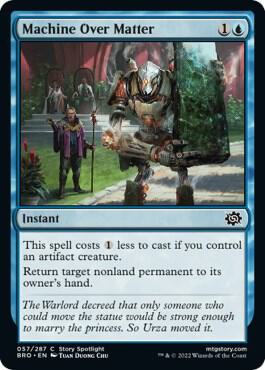 Machine Over Matter 57 card from The Brothers' War