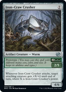 Iron-Craw Crusher 200 card from The Brothers' War