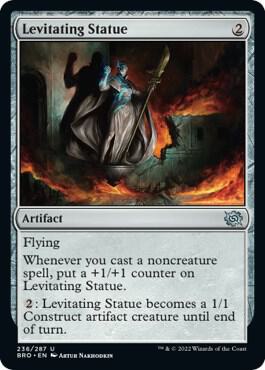 Levitating Statue 236 card from The Brothers' War