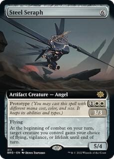 Steel Seraph (Extended Art) 311 card from The Brothers' War