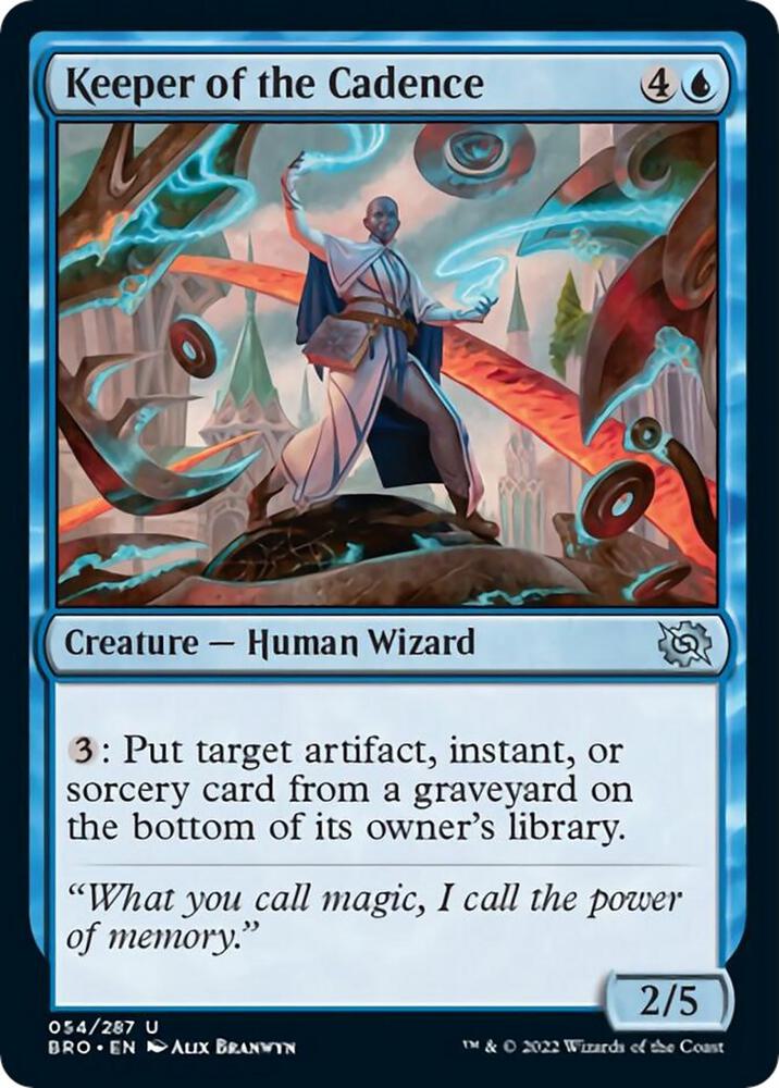 Keeper of the Cadence 54 card from The Brothers' War