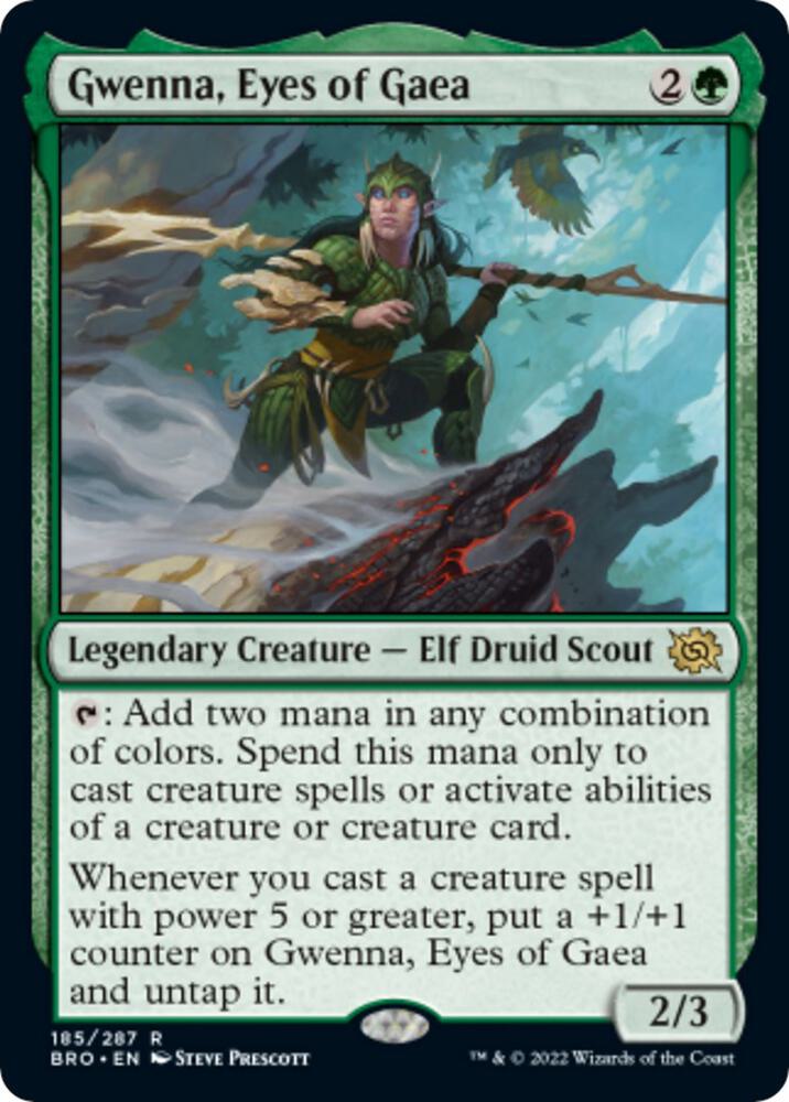 Gwenna, Eyes of Gaea 185 card from The Brothers' War