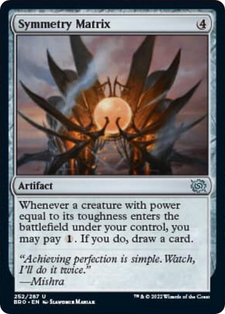 Symmetry Matrix 252 card from The Brothers' War