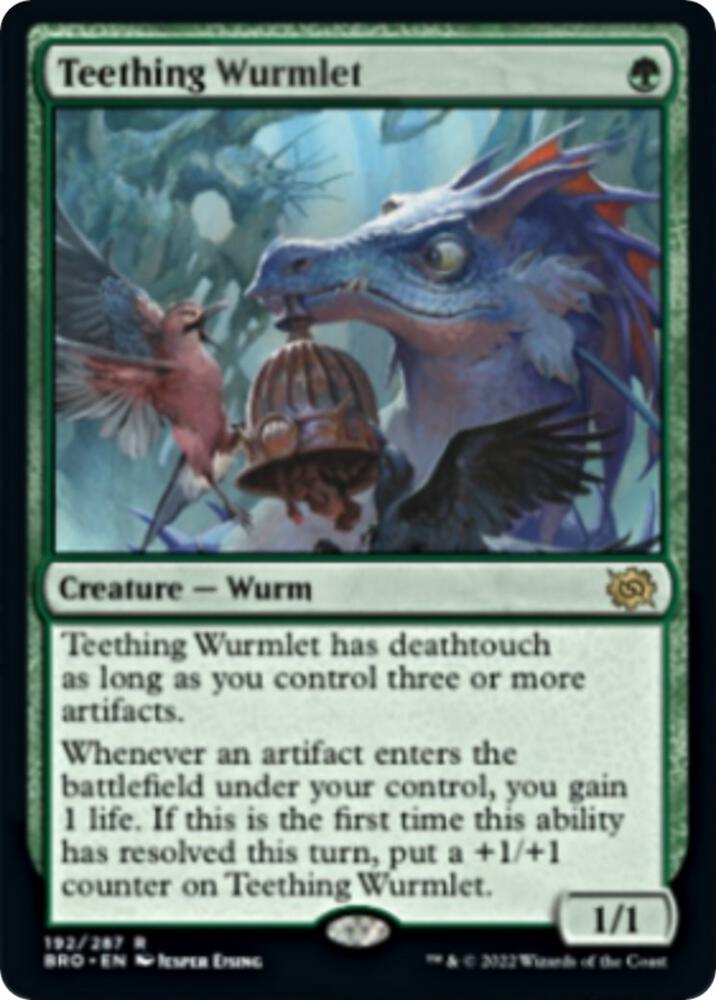 Teething Wurmlet 192 card from The Brothers' War