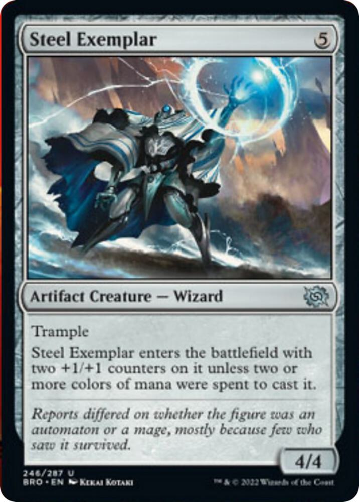 Steel Exemplar 246 card from The Brothers' War