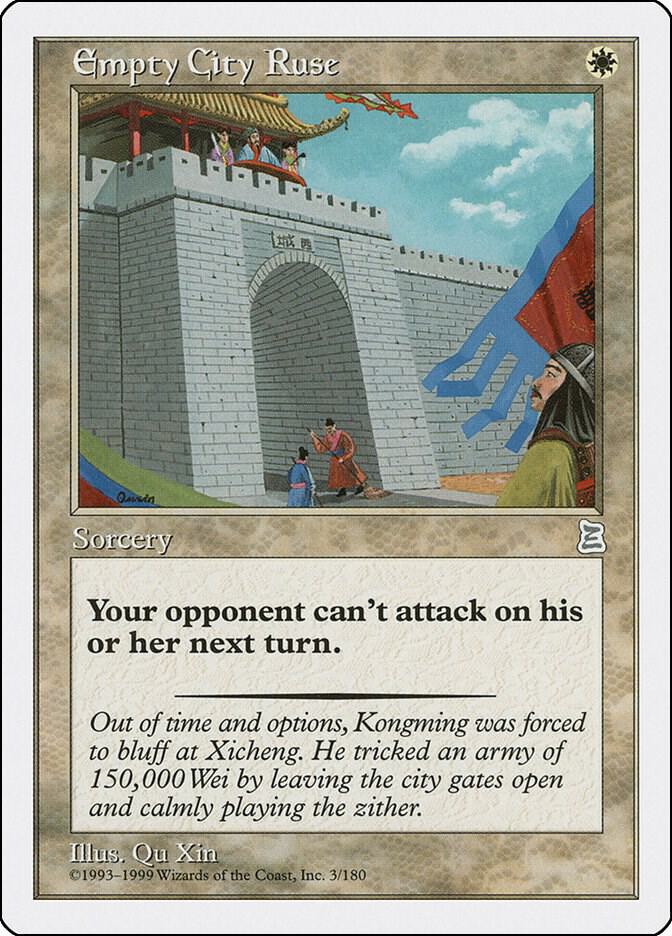 Empty City Ruse 3 card from Portal Three Kingdoms