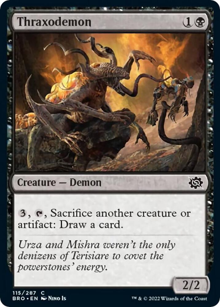 Thraxodemon 115 card from The Brothers' War