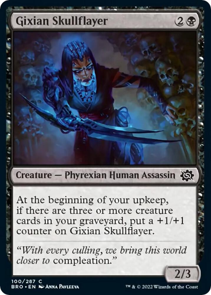 Gixian Skullflayer 100 card from The Brothers' War