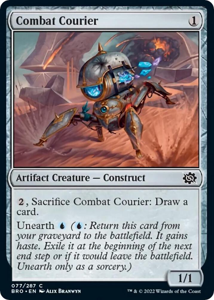 Combat Courier 77 card from The Brothers' War