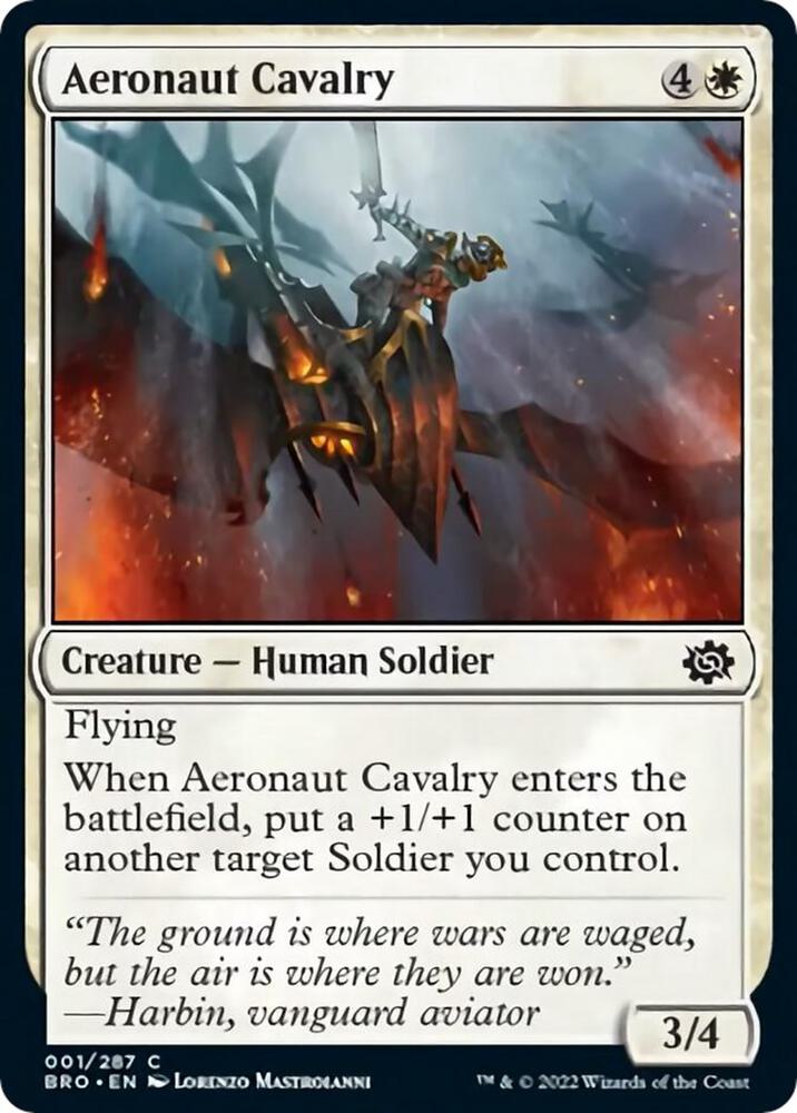 Aeronaut Cavalry 1 card from The Brothers' War