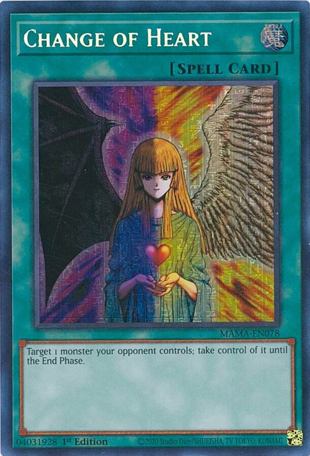 Change of Heart (Secret Pharaoh's Rare) MAMA-EN078 card from Magnificent Mavens