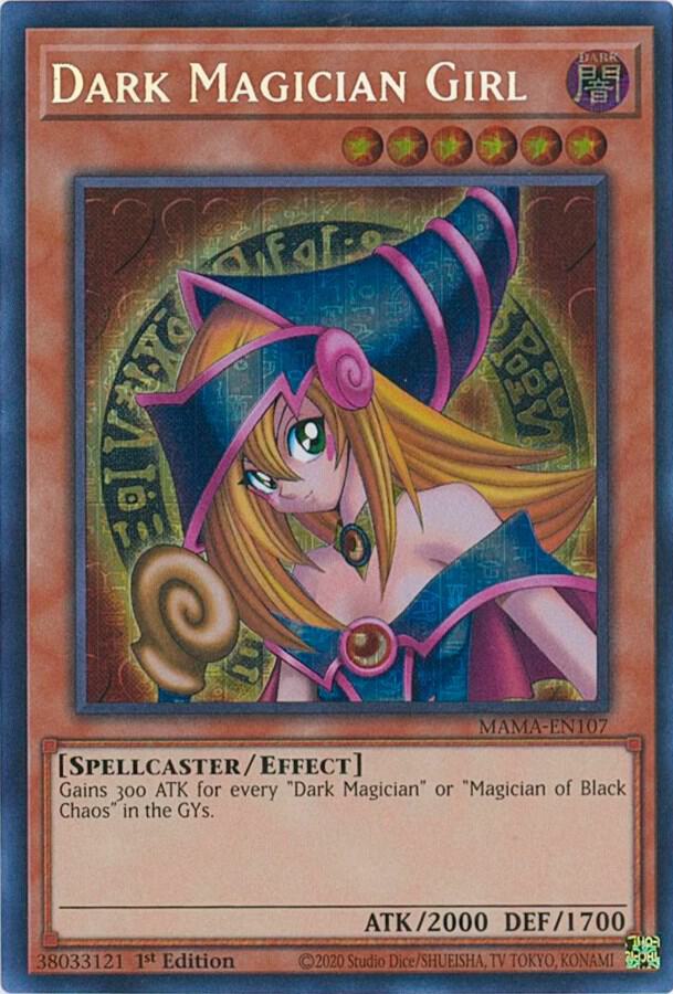 Dark Magician Girl (Secret Pharaoh's Rare) MAMA-EN107 card from Magnificent Mavens