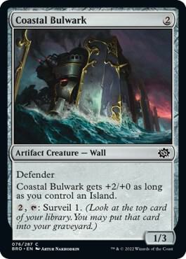 Coastal Bulwark 76 card from The Brothers' War