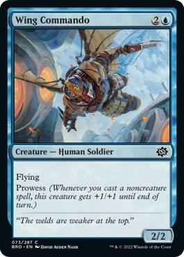 Wing Commando 73 card from The Brothers' War