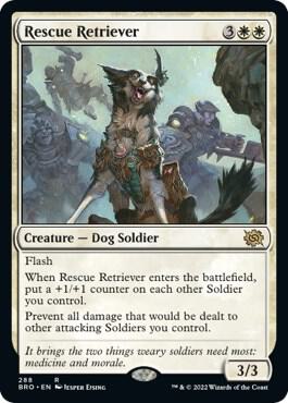 Rescue Retriever 288 card from The Brothers' War