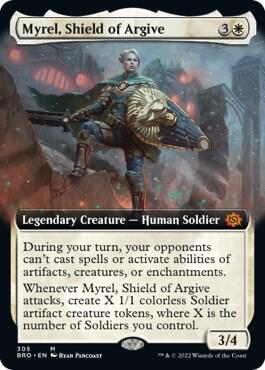 Myrel, Shield of Argive (Extended Art) 305 card from The Brothers' War