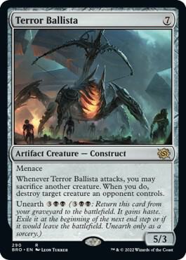 Terror Ballista 290 card from The Brothers' War