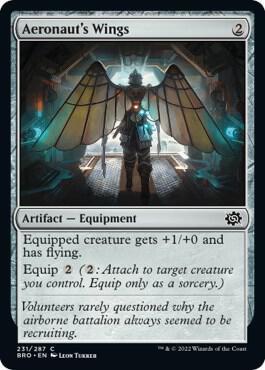 Aeronaut's Wings 231 card from The Brothers' War