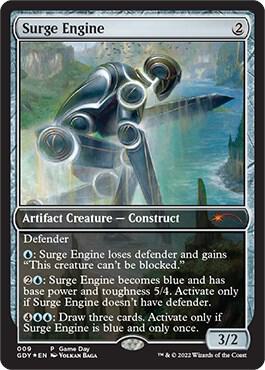 Surge Engine 9 card from Game Day & Store Championship Promos