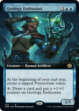 Geology Enthusiast (Extended Art) 374 card from The Brothers' War