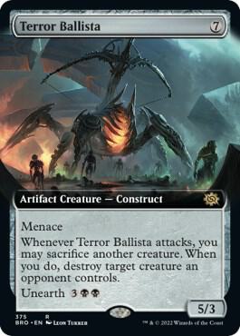 Terror Ballista (Extended Art) 375 card from The Brothers' War