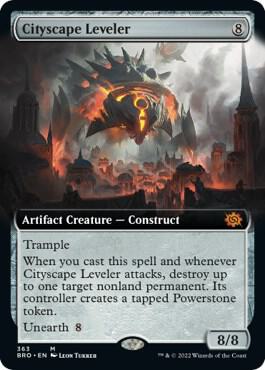 Cityscape Leveler (Extended Art) 363 card from The Brothers' War