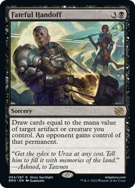 Fateful Handoff 94 card from The Brothers' War