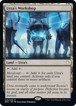Urza's Workshop 28 card from Commander: The Brothers' War
