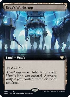 Urza's Workshop (Extended Art) 51 card from Commander: The Brothers' War