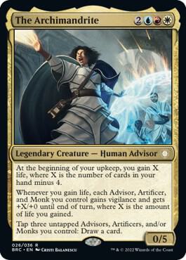 The Archimandrite 26 card from Commander: The Brothers' War